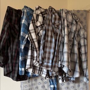 Men's Plaid Shirt Collection